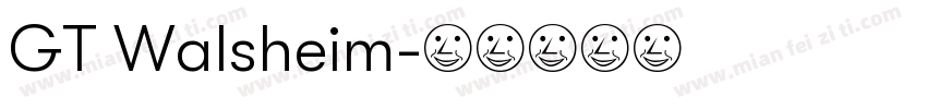 GT Walsheim字体转换